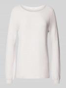 Christian Berg Woman Loose Fit Strickpullover mit Ballonärmeln in Hell...