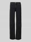 Gina Tricot Flared Jeans mit 5-Pocket-Design in Black, Größe 36