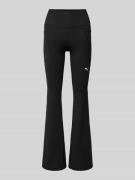 PUMA PERFORMANCE Bootcut Leggings mit Logo-Print in Black, Größe M