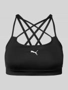 PUMA PERFORMANCE Bustier mit Logo-Print Modell 'MOVE' in Black, Größe ...