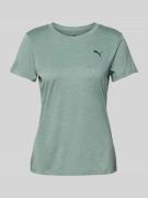 PUMA PERFORMANCE T-Shirt mit Label-Print Modell 'Heather' in Schilf, G...