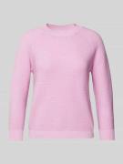 Weekend Max Mara Strickpullover mit Raglanärmeln Modell 'LINZ' in Rosa...