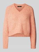 Weekend Max Mara Cropped Strickpullover mit V-Ausschnitt Modell 'ALOA'...