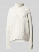 WEEKDAY Strickpullover mit Rollkragen Modell 'Elvine' in Anthrazit, Gr...