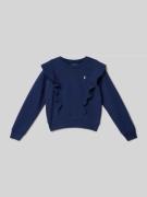 Polo Ralph Lauren Kids Strickpullover mit Label-Stitching in Marine, G...