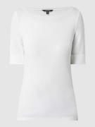 Lauren Ralph Lauren T-Shirt mit Stretch-Anteil in Weiss, Größe L