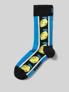 Happy Socks Socken mit Label-Print in Black, Größe 36-40