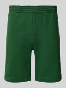 Lacoste Regular Fit Sweatshorts mit elastischem Bund in Gruen, Größe L