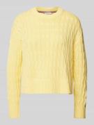 Tommy Hilfiger Strickpullover aus reiner Baumwolle mit Rundhalsausschn...