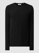 Casual Friday Longsleeve mit Rundhalsausschnitt Modell 'Theo' in Anthr...