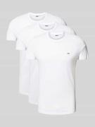 Diesel T-Shirt mit Label-Print im 3er-Pack in Weiss, Größe XXL