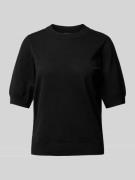 YAS Strickpullover mit 1/2-Ärmel Modell 'LENA' in Black, Größe M
