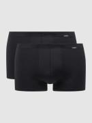 Skiny Trunks aus Mikrofaser im 2er-Pack in Black, Größe L