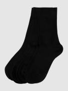 s.Oliver RED LABEL Socken mit recycelter Baumwolle im 7er-Pack in Blac...