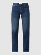 s.Oliver RED LABEL Straight Fit Jeans mit Stretch-Anteil in Blau, Größ...