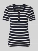 Gant T-Shirt mit Rundhalsausschnitt in Marine, Größe S