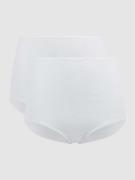 Schiesser Slip mit Stretch-Anteil im 2er-Pack Modell 'Maxi' in Weiss, ...