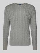 Polo Ralph Lauren Regular Fit Strickpullover aus reiner Baumwolle Mode...