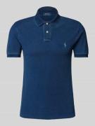 Polo Ralph Lauren Poloshirt mit Label-Stitching in Marine, Größe L