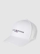 Tommy Hilfiger Basecap mit Logo-Stitching in Weiss, Größe 1