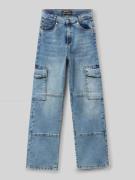 Blue Effect Regular Fit Jeans mit Cargotaschen in Blau, Größe 152