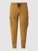 Alpha Industries Cargohose mit Label-Details Modell 'Twill' in Sand, G...