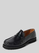 SELECTED HOMME Penny-Loafer mit Blockabsatz Modell 'HUGO' in Black, Gr...