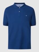 Fynch-Hatton Regular Fit Poloshirt mit Label-Stitching in Dunkelblau, ...