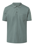 RAGMAN Regular Fit Poloshirt mit Brusttasche in Gruen, Größe M
