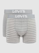 Levi's® Trunks mit Stretch-Anteil im 2er-Pack in Mittelgrau, Größe L