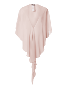Vera Mont Poncho mit V-Ausschnitt in Rose, Größe L