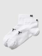 Puma Socken mit eingewebten Label-Details im 2er-Pack Modell 'Quarter'...