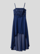 G.O.L. Kleid im Vokuhila-Look in Blau, Größe 158