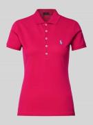 Polo Ralph Lauren Poloshirt aus reiner Baumwolle mit Label-Stitching M...