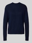 Polo Ralph Lauren Strickpullover mit Logo-Stitching in Marine, Größe L