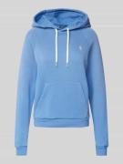 Polo Ralph Lauren Hoodie mit Label-Stitching in Blau, Größe L