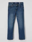 Jack & Jones Straight Fit Jeans aus Baumwolle Modell 'Clark' in Blau, ...