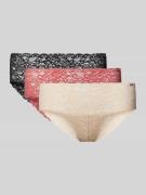 DORINA Slip aus Spitze mit bequemem Schnitt im 3er-Pack Modell 'LANA' ...