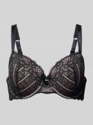 DORINA Wattierter Spitzen-BH in hochwertiger Microfaser mit Zierschlei...