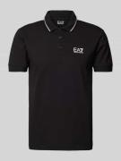 EA7 Emporio Armani Slim Fit Poloshirt mit Label-Print Modell 'TRAIN CO...