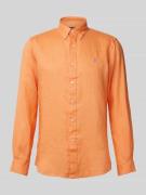 Polo Ralph Lauren Custom Fit Freizeithemd aus reinem Leinen in Orange,...