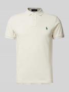 Polo Ralph Lauren Custom Slim Fit Poloshirt aus reiner Baumwolle in Of...