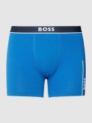 BOSS Trunks mit Label-Detail in Blau, Größe L