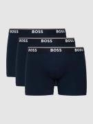 BOSS Trunks mit Logo-Bund im 3er-Pack Modell 'Power' in Dunkelblau, Gr...