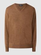 MAERZ Muenchen Pullover aus Schurwolle in Ecru, Größe 56