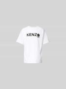 Kenzo T-Shirt aus reiner Baumwolle in Weiss, Größe L