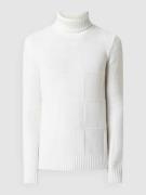 GRAN SASSO Rollkragenpullover mit Kaschmir-Anteil in Offwhite, Größe 5...