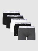 Polo Ralph Lauren Underwear Trunks mit elastischem Logo-Bund im 5er-Pa...