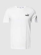 PUMA PERFORMANCE T-Shirt mit Label-Print in Weiss, Größe L