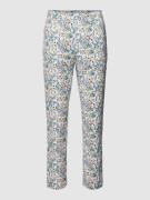 Raffaello Rossi Stoffhose mit Allover-Muster Modell 'PENNY' in Ocean, ...